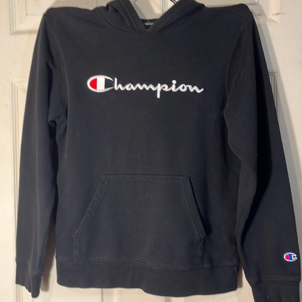 CHAMPION BLACK hoodie